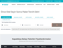 Tablet Screenshot of kapadokyaotelara.com